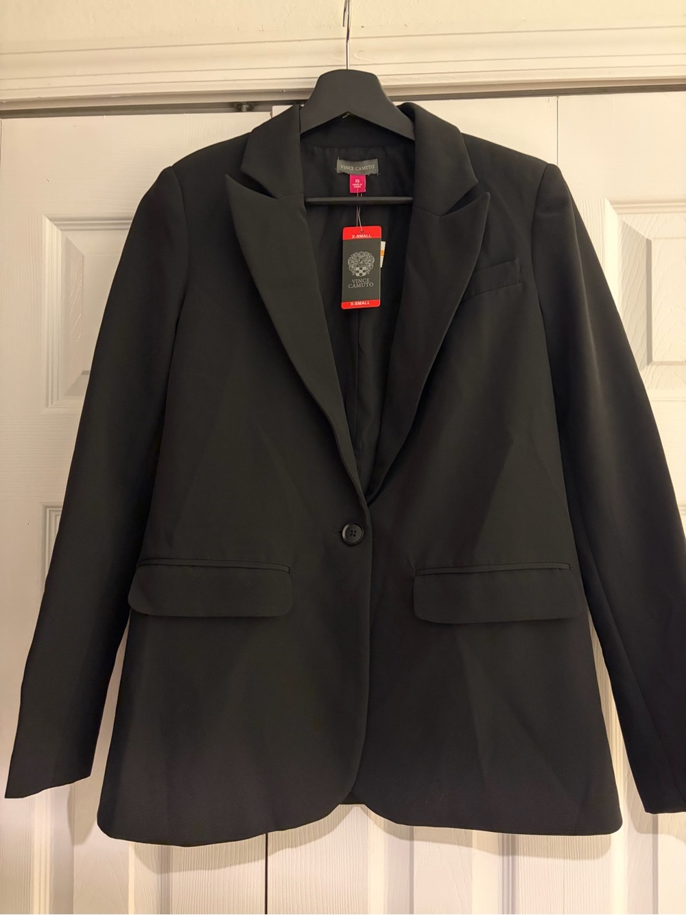 NWT Vince Camuto Women’s Black Blazer Jacket XS Career Office Chic